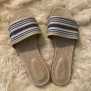 NEW J. CREW  sandal slides 10